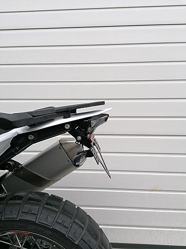 kurzer Kennzeichenhalter für KTM 790 890 Adventure ab2019 kurzer Kennzeichenträger 790adv 890 ADV GroFaTec EVO Nummernschild Träger Halter kurzes Heck Heckumbau Porta Targa kmt sm Tail Tidy
