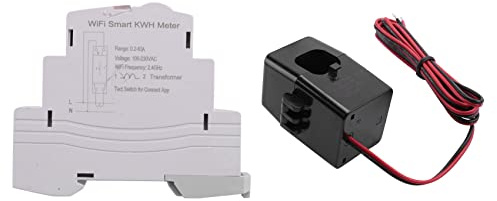 Frefgikty Tuya Monofase WiFi Intelligen Misuratore di Energia 100A Guida Din Misura Precisamente Voltmetro Amperometro Potenza ATMS1603