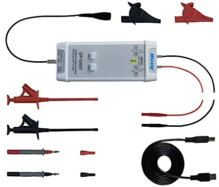 DP10007 Oscilloscopio Sonda differenziale ad alta tensione 100MHz+70V Kit sonda per oscilloscopio