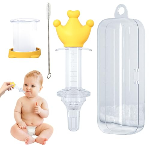 Duqulle Distributeur de médicaments pour, distributeur de médicaments avec | sucette - Seringue et distributeur pour bébé mignon - Sucette médicale pour nouveau-nés, ustensiles d'alimentation pour