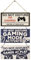 DEARBAG 3PCS Plaque à suspendre pour Gaming, Do Not Disturb Plaque Murale Décorations Avec Inscription amusante Panneau d'avertissement Panneau en Bois pour Gamer Chambre Ado Garcon Porte, 20x10cm