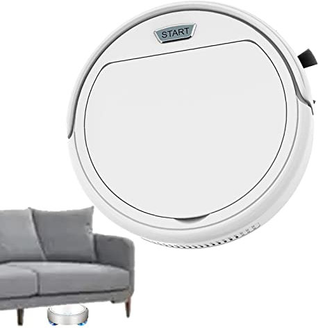 Aspirapolvere Intelligente: Aspirapolvere Robot, Robot Aspirapolvere Ricaricabile | Aspirapolvere Senza Fili Ad Aspirazione Potente Con 2 Spazzole Laterali Girevoli Per La Pulizia Di Pavimenti E