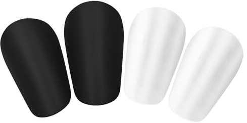 4 Pcs Kleine Schienbeinschoner Mini Anti-Kollisions Pad für Fußball, 8.5 * 5CM Graffitiable für Herren, Kinder und Erwachsene