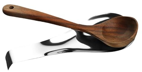 Poggiamestolo In Acciaio Inossidabile Per Piano Cottura - Portacucchiaio In Acciaio Inossidabile, Tovaglietta Per Utensili, Cucchiaio, Portamestoli, Portaspatola, Poggia Utensili Per Piano Cucina, Pia