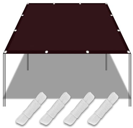 Tenda da Sole Impermeabile Rettangolare 150 x 150 cm 98% Protection Contre Les Rayons UV Telo Ombreggiante con Fune Tenda a Vela per Giardino Esterno Terrazza, Weinrot