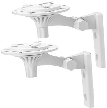 POPETPOP 2piezas Soporte De Pared Para Cámara De Seguridad Brazo Ajustable y Compatible Dispositivos De Instalación Sin Daños Para Uso Interior