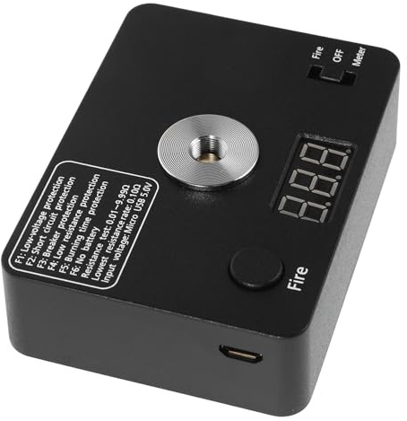 FIXOSHEE Tester di Ohm Portatile senza Batteria, Strumento di Misura della Resistenza Mini per Elettricisti e Fai da Te, Kit Compatto per Test Circuiti e Prese Elettriche Letture Precise e