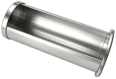 BESPORTBLE Porta Discos de Algodón para Maquillaje de Acero Inoxidable Redondo con Tapa, Organizador Compacto para Almacenamiento Cosmético en Hogar, Salón y Tocador