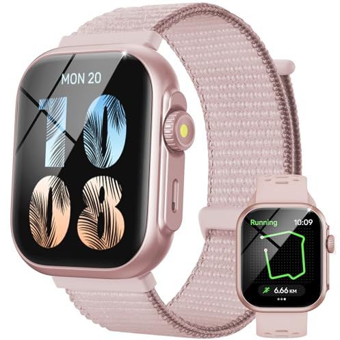 Parsonver Montre Connectée Homme Femme avec GPS Intégré, Appels Bluetooth | Smartwatch Étanche pour Natation, 1,85 Montre Sport avec 100+ Sports, Fréquence Cardiaque, Sommeil, pour Android iOS