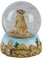 Ravensden Globe à Paillettes Suricate Boule à Neige Animal Animal Boule à Neige Suricate