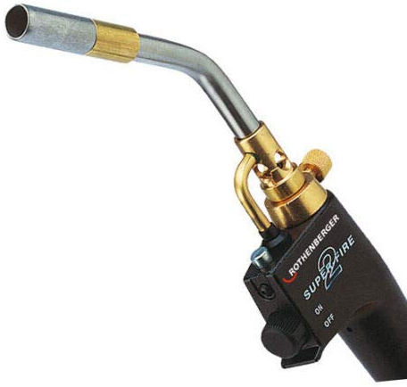 Rothenberger SuperFire 2 Gas Blow Torch Soldering Brazing Gas Refillable (35644)