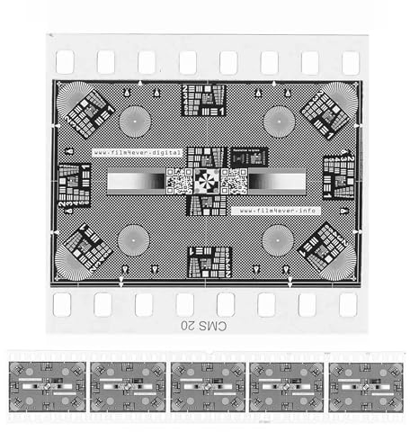 Scannen Sie Film Sharp mit Vlads Focus Checker.35mm Hochauflösende Kalibrierungszieldiagramm für Kamera-Scaning.Entdecken Sie das volle Potenzial Ihres Objektivs - Schärfe und Auflösung.Frames per