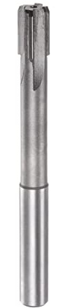 sourcing map Hartmetall Reibahle 11.7 mm, 4 Schneidig, H8/H7 Genauigkeit, Sandstrahlbeschichtung Maschinenreibahle für Metall Holz Loch Reiben, Gerade Nut Hochgeschwindigkeitsstahl Werkzeug