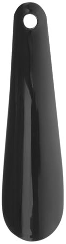 Didiseaon Chausse-pied Plastique Ergonomique Noir, Aide-chaussure Compact, Outil D’enfilage Portable pour Femmes et Hommes, Utilisation Maison et Voyage, Taille Petite Légère, Surface Lisse