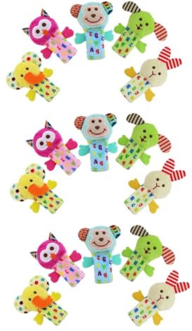 SAFIGLE 15stücke Fingerpuppen Set Teiliges Tier-fingerpuppen Set Für Kleinkinder Weiche Und Liebevolle Stofftiere Für Geschichtenerzählen Und Rollenspiele Sensorisches Spielzeug Für