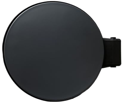 Tankdeckel, DEMUR Weißer und schwarzer Kraftstofftank-Einfülldeckel, Klappendeckel, for VW, for Polo 6C 2014–2017, 6R0809857, Autozubehör, Styling 2015 14 15(Color:Black)