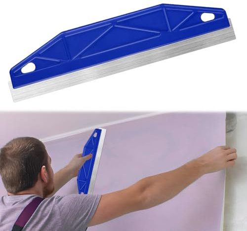 Edge Painting Tool,Cutting in Tools for Painting,Paint Shield 11.4inch,Multi-Purpose Straight Paint Guard,Painting Edge Tool for Precision Painting(Blue)