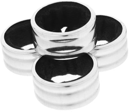 ULTECHNOVO 4pcs Wine Bottle Drip Collar Ring Removable Drip Stopper Wine Overflow Ring Bottle Neck Catcher Elegant for Family Gatherings