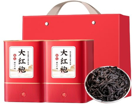 HQZMCTE Chinese Famous of Rock Oolong Tea (125g*2)- Da HongPao- Big Red Robe Strong Aroma Black tea