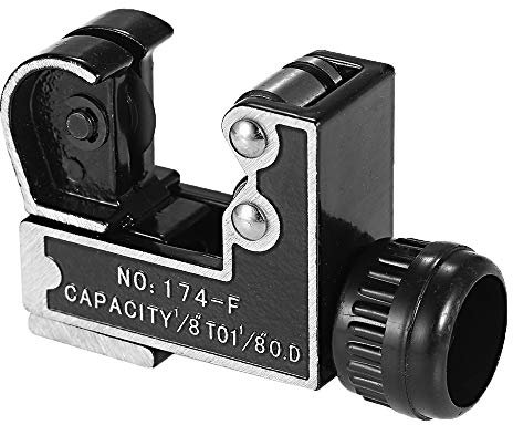 Uadme Tagliatubi 3-28mm, CT-174 Taglia Tubi Rame con Ruota in Acciaio, Utensile da Taglio per Tubi di Rame Alluminio e Plastica