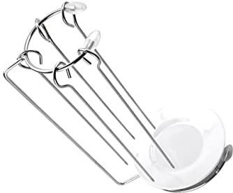 Toyvian 1 Ensemble Cintre Kebab Support à brochettes Accessoires de Barbecue Grille de Cuisson Porte-brochettes brochettes de bâtons de Barbecue Kebab Suspendu Acier Inoxydable