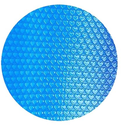 Solar Pool Cover – Round Swimming Pool Solar Cover – Âbøve Ground Pools Blanket Covers | PE Material, Heat Retention, Water Evaporation Control, 4-10 Feet (Adjustable), Dustproof Protection