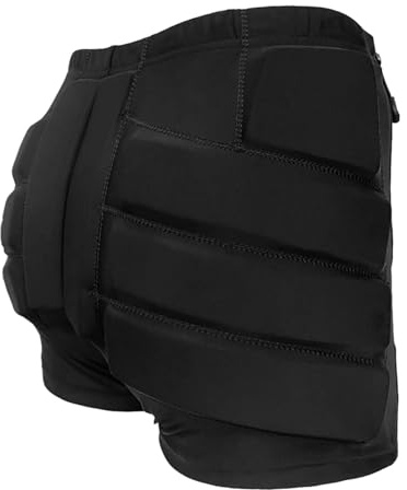 lvifloae Kinder-Schutzshorts mit Hüft- und Steißbeinpolstern – Atmungsaktive Stretch-Hosen mit abnehmbaren Protektoren für Inline-Skating, Eislaufen & Rollschuhfahren, Größe M