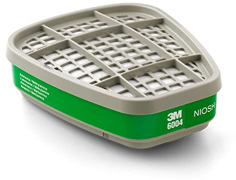 3M Ammonia Methylamine Cartridge 6004, Respiratory Protection (Pack of 2)