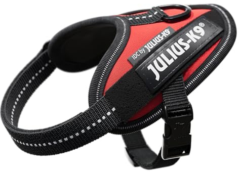 JULIUS K-9 IDC Powergeschirr, Größe: 3XS / Baby 1, Rot, 16IDC-R-B1