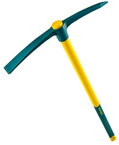 LEBORGNE - Pioche Terrassier Douille Ronde 2 kg Sans Manche - Pour Terrassement et Gros Travaux de Jardin - Acier Forgé Trempé - Pointe Diamant - Idéal Pour Creuser - Couper Racines Et Dépierrer
