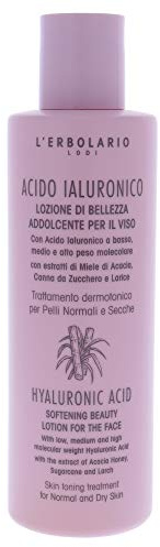 L'Erbolario Hyaluronic Acid Softening Beauty Lotion for the Face with Normal and Dry Skin