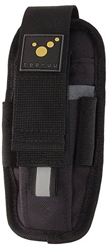 tee-uu Plus Ultra Kleiderscheren-Holster | schwarz | kompakt | 2 Fächer | Variable Trageweise
