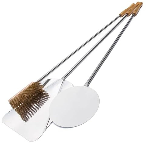 GIEMME 430-3-2933-115-imb Pizzaschaufel für Pizzen um 30 cm, 3-Teiliges, Stahl