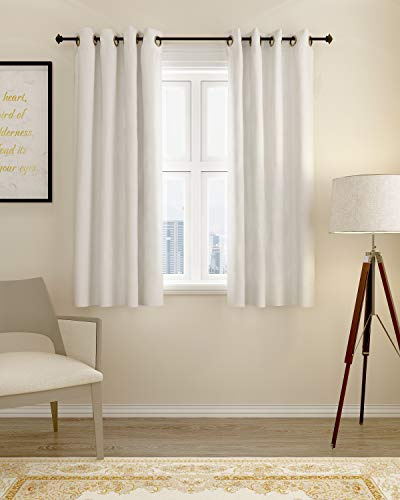 Furinno Collins Curtain 52x63 in. 1 Panel, White
