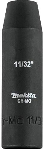 Makita A-99530 11/32 Deep Well Impact Socket, 3/8 Drive