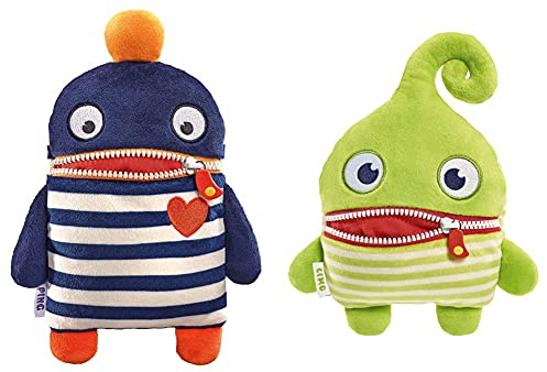 Schmidt Spiele Sorgenfresser 42370 Ping, Sorgenfresser klein, 25 cm, Plüsch Sorgenfresser 42354 Limo, Sorgenfresser klein, Bunt