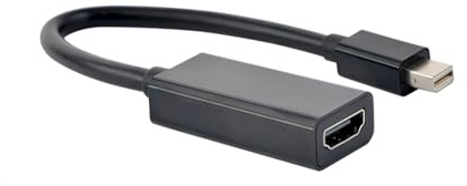 CABLE ADAPTADOR 4K GEMBIRD MINI DISPLAYPORT A HDMI. NEGRO