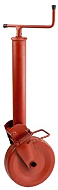WAMO Roue jockey 1000 kg semi-automatique avec verrouillage à ressort, pour machines agricoles, remorques, camions de chargement, support 1 t