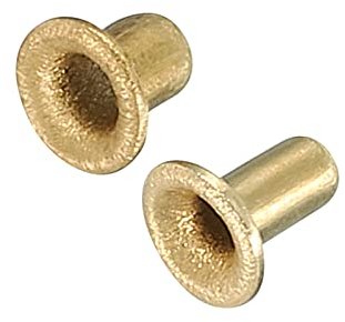 QUARKZMAN Cava Rame Rivetto M2 M2.5 Dia Rivetti per Collegamento Oro Tono, 400pz