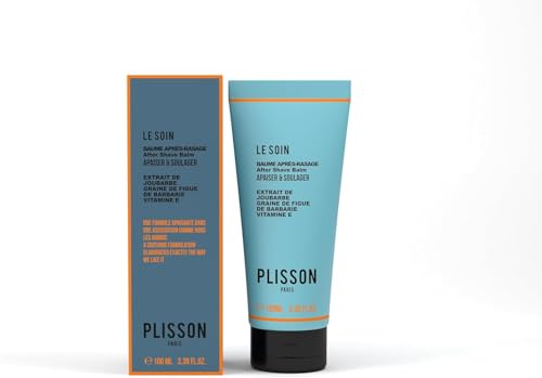 Plisson - Natürlicher After Shave Balsam – alle Hauttypen – 97% Inhaltsstoffe natürlichen Ursprungs, Wildmütterchen, Hauswurz, Kaktusfeige und Aloe Vera – 100 ml (Aftershave Balsam)
