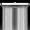 YUANNY A202HS Pommeau de douche à effet pluie carré avec buses anti-calcaire réglables encastrables pour salle de bain Grand pommeau de douche carré 35 x 22 cm