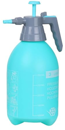 MagiDeal Handgehaltener Pumpsprüher für den Garten, Drucksprüher, tragbare Drucksprühflasche für den Rasen zum Reinigen des Hauses, Bewässern, Rasen, Blumen, Blau, 3L