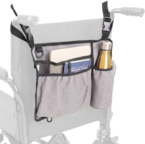 PEPE Mobility - Rollstuhltasche Hinten, Seitlich, Rollstuhl Rucksack, Rollstuhlnetz