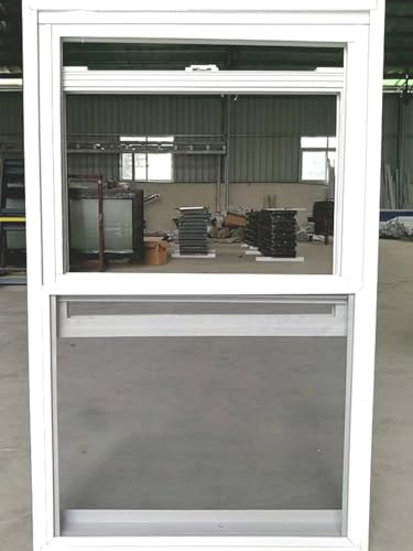 Ventana deslizante vertical de montaje empotrado para cobertizos, gallineros, baño y garajes, grande de 60 x 110 cm, ventana de ventilación para techo