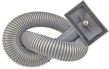 Ctyjia Kit de Trop-Plein pour Évier, Tuyaux de Trop-Plein avec 40x64mm Tête de Trop-Plein, Interface Rectangulaire, Accessoires pour Éviers en Acier Inoxydable