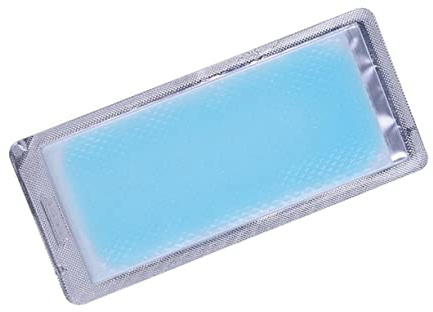 KOMBIUDA 8pcs Cooling Gel Patches for Fever Relief Instant Physical Cooling Forehead Strips Non Woven Backing Safe Heat Dissipation Sticker