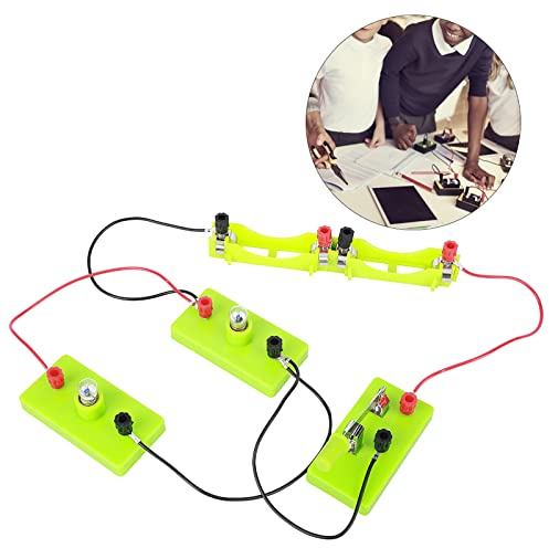 Haofy Kit de Aprendizaje de Circuitos, Caja de Experimentos Electrónicos de Plástico para Niños, Atrae la Curiosidad con Circuitos Paralelos en Serie, Adecuado para Edades de 4 Años en Adelante