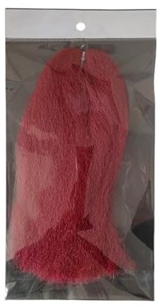 Sehuby Juego de señuelos de pesca con mosca de fibra de carbono, materiales artificiales para agua dulce y salada, material de atado