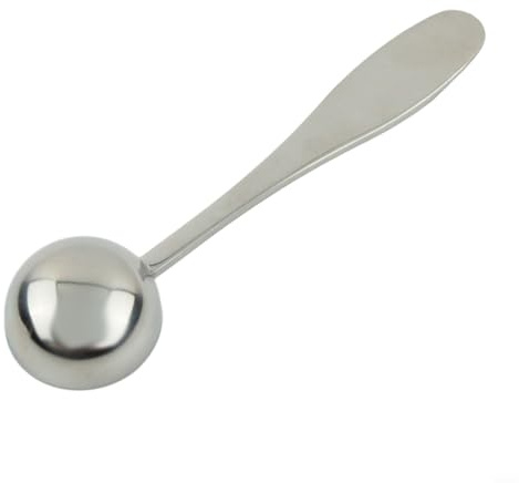 Tidevib Cucchiaio dosatore in acciaio inox da 10 ml per caffè, tè, zucchero, spezie, strumento di misurazione da cucina, lavabile in lavastoviglie