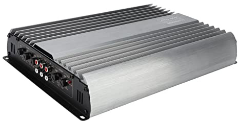 Aramox Amplificatore per Auto, Amplificatore Monoblocco in Metallo con 90 DB Ad Alte Prestazioni per Impianto Stereo per Auto